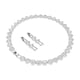thumbnail image 5 of Collar Swarovski Ariana Grande en forma de corazón de cristal rodio, 5 of 9