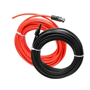 Soliot - Cable Solar 6Mm2 Con Conector Mc4 20 Mts