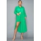 thumbnail image 3 of Conjunto de Blusa Larga de Gasa con Botones, Manga Larga, Abertura Lateral y Shorts, 3 of 4