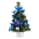 thumbnail image 3 of Mesa Artificial Mini árbol De Navidad Decoración Suministros Para Fiestas Navide?as Azul, 3 of 5
