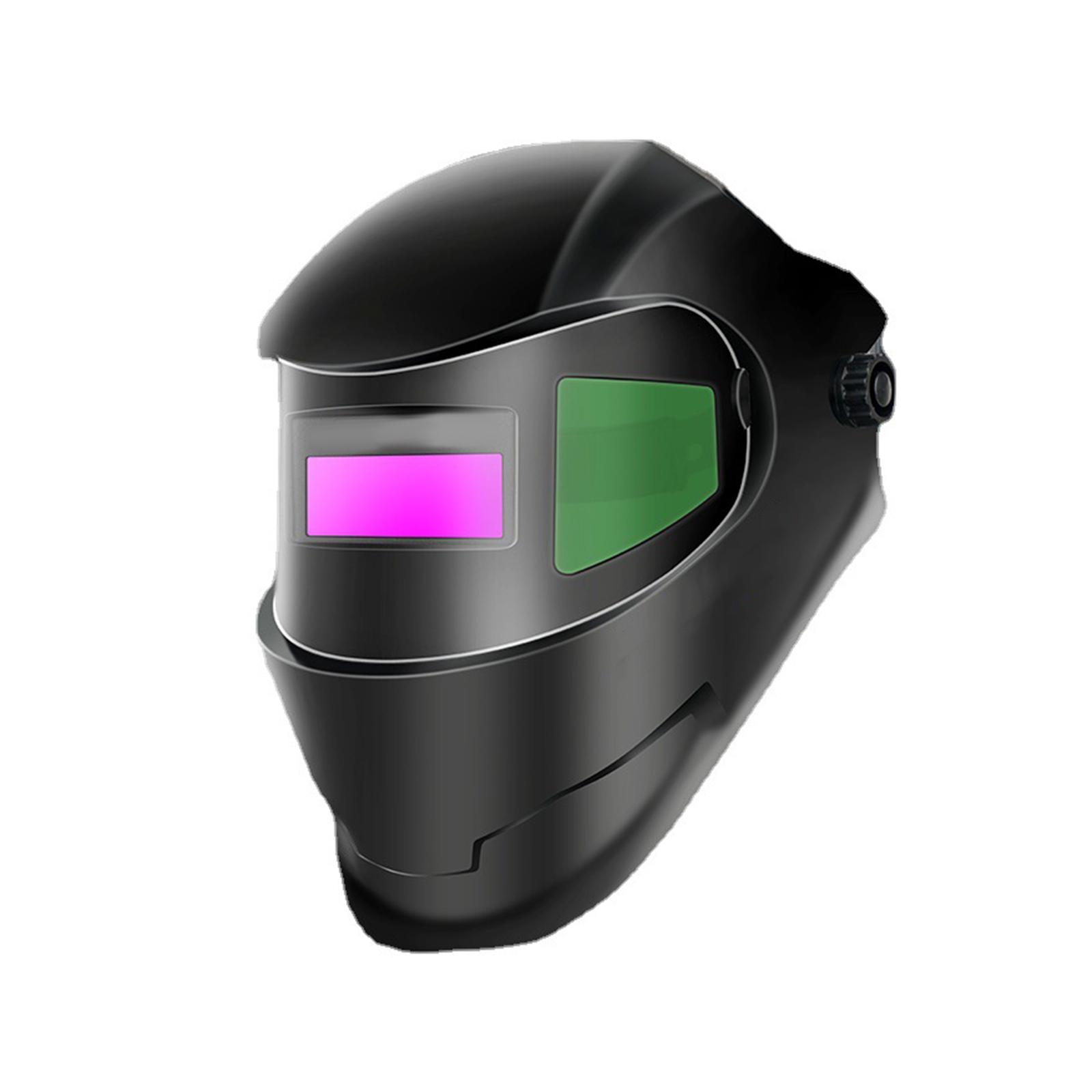 Magideal - Máscara De Soldador Panorámica Transpirable Con Pantalla Grande Para Soldar Tig Sin Luz