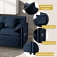 thumbnail image 3 of (Old W3163S00035) Oversized Deep Seat Luxury 2 Piece Sofa Set, 2 Pieces of Loveseat Sofa, Modern Chenille Comfy Cloud Couches Set for Living Room Office with 4 Pillows,DIY Combination,Blue, 3 of 3