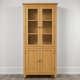 thumbnail image 1 of Vitrina "Perry" de Madera con Vidrio Vitrina Artesanal de Pino - Natural - 80x35x180 cm, 1 of 3