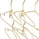 thumbnail image 5 of Ganchos con conectores Koobay Metal para colgar ropa, paquete de 36 unidades, dorados, 5 of 9
