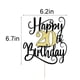 thumbnail image 3 of Decoración de tarta Ruscalin para fiesta de cumpleaños número 20, 3 of 7