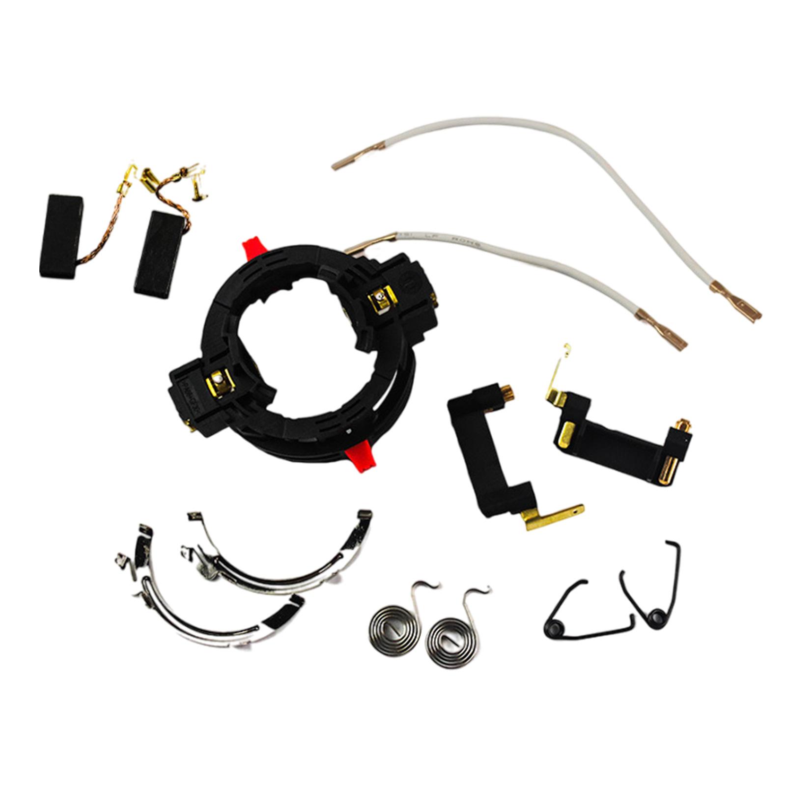 Magideal - El Juego De Soporte Para Escobillas De Carbón Reemplaza La Práctica Mano De Obra Fina, Pieza De Reparación Fácil De Instalar, Taladro Eléctrico Para