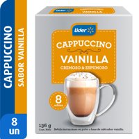 Café Cappuccino Vainilla 8 Un Caja 136 G Lider