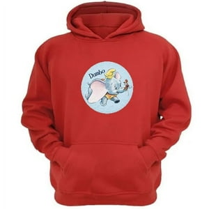 Genérico - Polerón Canguro Elefante Dibujos Animados Rojo Talla L Unisex