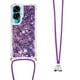 thumbnail image 4 of Funda FOXDOCK para Honor 90 Lite con Cuerda Ajustable, Brillo Líquido, Protección Antigolpes y Lente – Ideal para Regalo, 4 of 6
