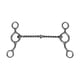 thumbnail image 5 of Bocado de acero inoxidable para caballos, boquilla para caballos, bocado para caballos de metal resistente y ligero, bocado en forma de H para montar, 5 of 5