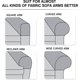 thumbnail image 4 of Xiao Hua Juego de Guantes Elásticos de Dos Piezas, Adecuado para Sillas, Sofás, Sillones, Sillones Reclinables, Fundas de Sofá, Negro, 4 of 4