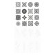 thumbnail image 1 of 24 Plantillas De Pintura Para Manualidades, Dise?o De Mandala De Pared, Con Hierba Silvestre., 1 of 5