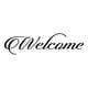thumbnail image 1 of Stencil 30X8 Cm Welcome, 1 of 1