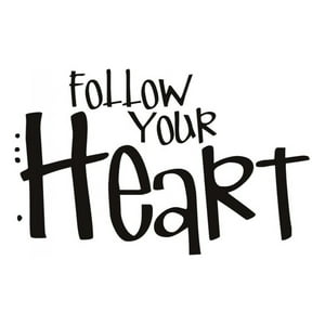 Rienda Libre Graphics - Decomural Follow Your Heart Love Ws-15639