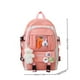 thumbnail image 2 of 2023 New Double Pocket Backpack Fashion Trendy Backpack 5pcs Multi-functional Large-capacity School Bag, 2 of 5