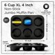 thumbnail image 2 of Molde para magdalenas Wrenbury XL Jumbo de 6 cavidades – juego de 2 antiadherente, 2 of 7