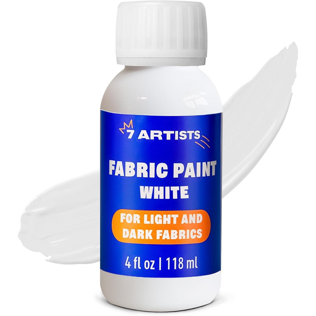 Pintura Para Tela 7 Artists Blanca 118 Ml Acrílica Permanente