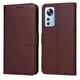 thumbnail image 1 of Funda Billetera para Xiaomi 12 Lite con Porta Tarjetas y Soporte Ajustable Marrón, 1 of 6