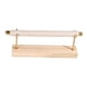 thumbnail image 1 of Soporte para anillos, base de madera multifuncional, expositor de joyas desmontable, estante para anillos para vitrina, tienda, exhibición, tocador de 1 nivel, 1 of 5