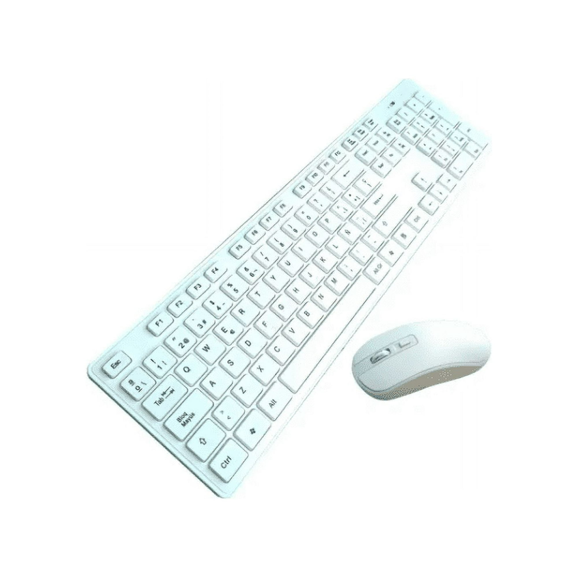 Genérico - Kit Teclado Inalámbrico - Mouse 2.4g Protector Ultra Slim