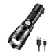 thumbnail image 1 of Linterna Led Recargable Con Zoom Modelo L39 Blanco Negro, 1 of 3