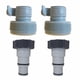 thumbnail image 5 of Paquete de 4 Adaptadores de Manguera, Accesorios, Piezas de Bomba de Filtro de Piscina, Adaptadores de Conversión de Manguera de Plástico, Accesorio D, 5 of 5