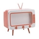 thumbnail image 1 of Caja De Pa?uelos Con Forma De TV Soporte Para Teléfono Móvil Servilletero De Pa?uelos De Escritorio Rosa, 1 of 5