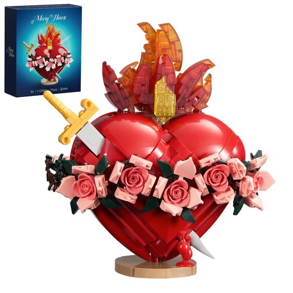 Set de bloques de construcción AOXEKBOLO Sagrado Corazón de María, 771 piezas
