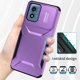 thumbnail image 2 of Funda Resistente para Motorola Moto G Play 4G 2024 con Tapa Deslizante y Protección Militar Morado, 2 of 6