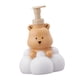 thumbnail image 5 of Bomba dispensadora de espuma, fácil de llenar, hermoso dispensador de jabón de manos, dispensador de jabón espumoso, antideslizante para baño, hotel, 250ml Castaño claro, 5 of 5