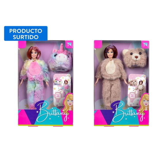 Muñeca Unicornio - Oso Surtido 1 un