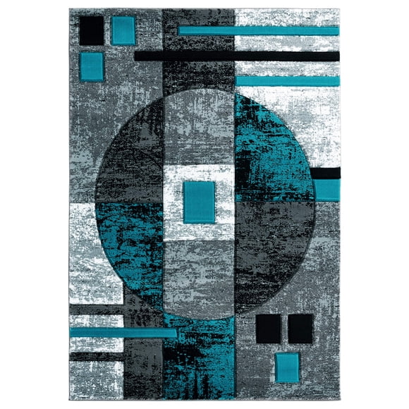 Alfombra decorativa United Weavers Bristol Epsilon turquesa 56 x 81 cm