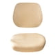 thumbnail image 2 of Funda De Asiento De Silla Giratoria Separada Funda Extraíble Para Silla De Computadora Beige, 2 of 5