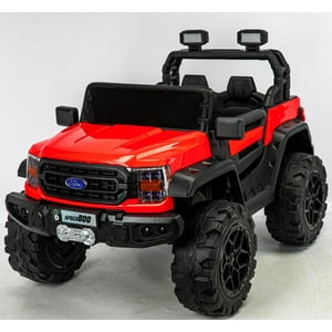 Abmtoys - Camioneta A Batería Xl Monster Truck 4X4 Real Rojo