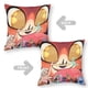 thumbnail image 2 of Monstruos vs. Aliens Fundas de almohada de terciopelo con tema, regalos de funda de almohada, decoración para el hogar, cojín de lanzar, regalo de cumpleaños para fans y parejas. 45cm x 45cm., 2 of 6