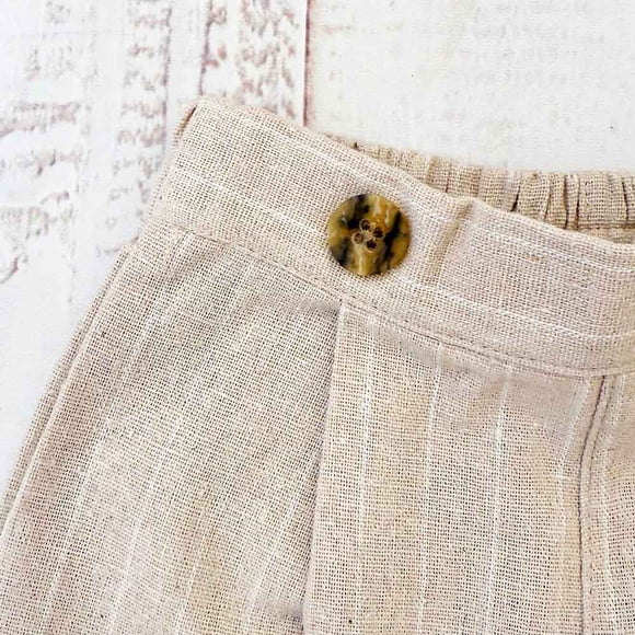 Short Bombacho Pau Beige - Talla 12/18 MESES