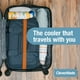 thumbnail image 2 of Cooler Plegable CleverMade Pacifica Océano/Cognac, 2 of 8