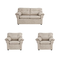 Muebles América - Living América 211 Cuero Auris Beige