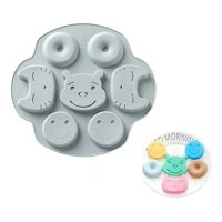 Genérico - Molde De Silicona Oso Moldes Silicona Reposteria Dona Emoji