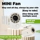 thumbnail image 2 of Ventilador clip coche LED 100 velocidades ajustable mano paraguas oficina camping, 2 of 7