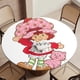 thumbnail image 5 of Strawberry Shortcakes theme Fitted Round Tablecloths Elastic Edged Table Covers Waterproof Table Cloth For Kitchen Holiday Party Tables Decor 150cm, 5 of 6