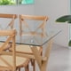 thumbnail image 3 of Comedor Mesa Xinia 140X90 + 4 Sillas Crossback | Madera & Ratán cafe, 3 of 3