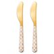 thumbnail image 1 of Juego de 2 cuchillos untadores MACKENZIE-CHILDS Mocha Check, 1 of 6