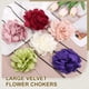 thumbnail image 4 of Collares de Flores Uxcell para Mujeres, Collares de Flores de Terciopelo Grandes Ajustables, Accesorios de Collares Florales para Mujeres para Boda, Fiesta de Graduación, Verde, 4 of 6