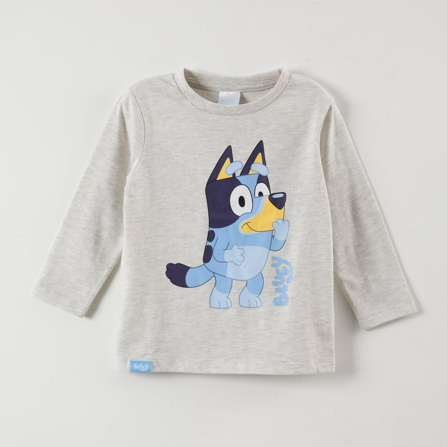 Polera Manga Larga Niño Fun Gris Bluey