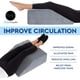 thumbnail image 3 of Almohada para elevar las piernas AllSett Health, espuma viscoelástica, gris, 3 of 7