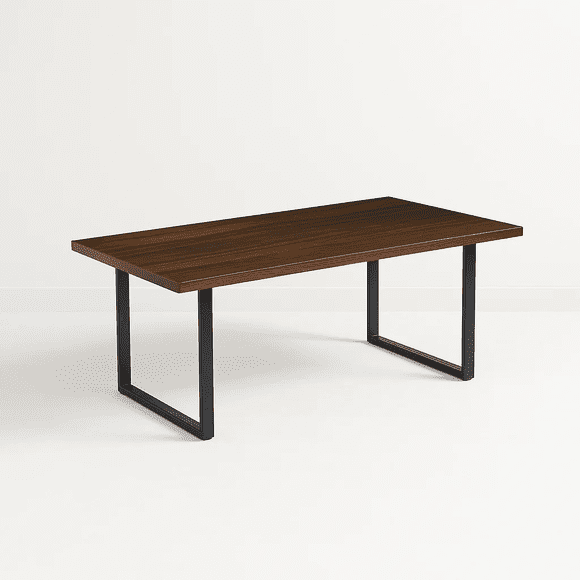 Mesa de Comedor Estilo Industrial 160x90 - Madera Oscura Walnut