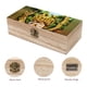 thumbnail image 3 of La Tierra de los Perdidos Caja Organizadora de Madera Rústica - Caja Decorativa Multifuncional para Escritorio, Hogar, Oficina, Joyas y Manualidades, 3 of 6