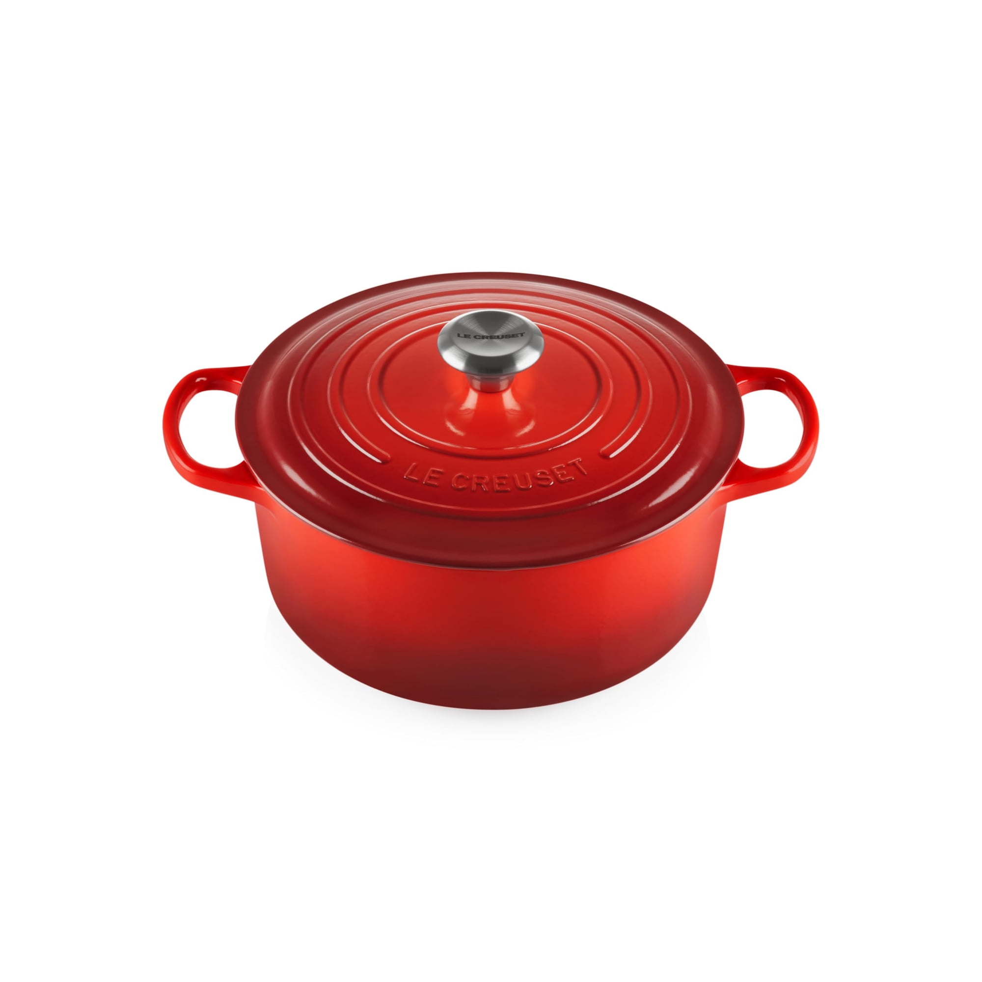 Horno Holandés Le Creuset De Hierro Fundido Esmaltado Signature, 5.5 L, Color Cereza