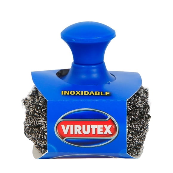 Esponja Inoxidable Con Mango Platinum, 1 Un
